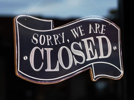sorry we are closed